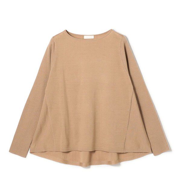 Ballsey「シルケットウール ワイドプルオーバー」|ニット・セーター|43 ベージュ