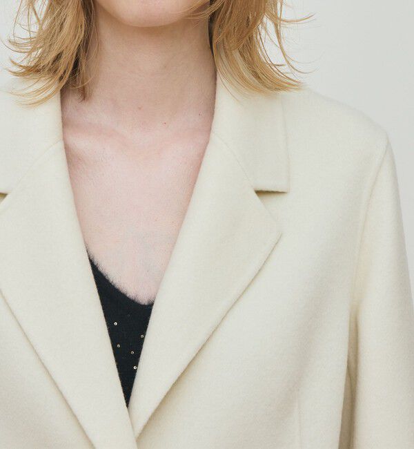 DES PRES「ダブルフェイスメルトンビーバー チェスターコート」|チェスターコート|