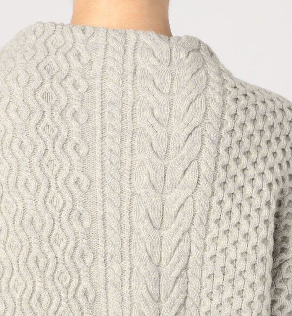 MACPHEE「アランニット ビルドネックプルオーバー」|ニット・セーター|