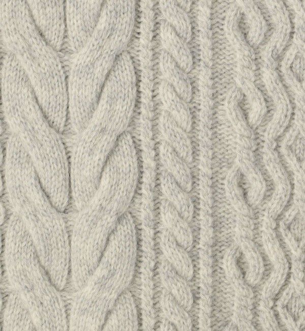 MACPHEE「アランニット ビルドネックプルオーバー」|ニット・セーター|