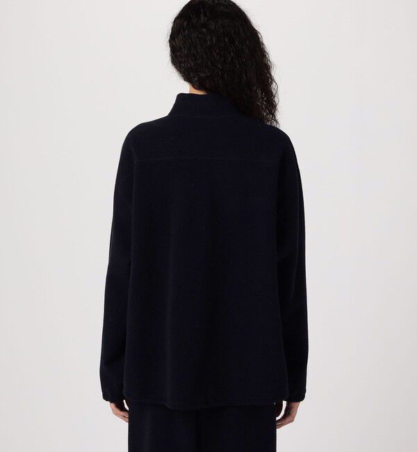 GALERIE VIE「ウールカシミヤフリース ハーフジッププルオーバー」|Tシャツ・カットソー|