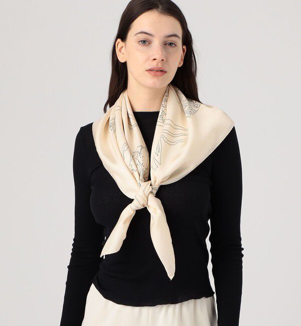 TOMORROWLAND GOODS「AENEIS NOSTALGIA FLOWERS スカーフ」|バンダナ・スカーフ|