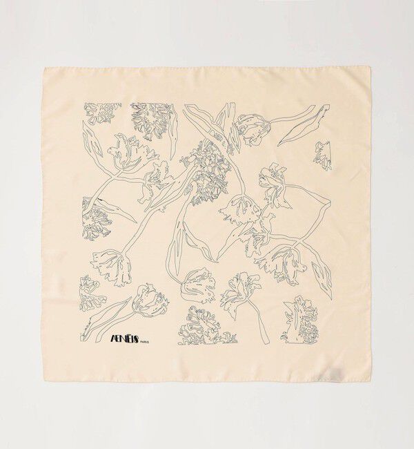 TOMORROWLAND GOODS「AENEIS NOSTALGIA FLOWERS スカーフ」|バンダナ・スカーフ|