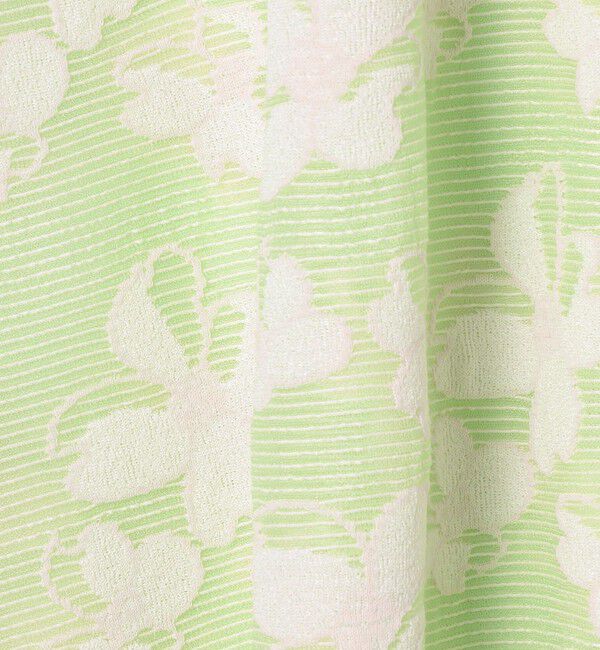 Ballsey「シースルーフラワー ギャザースカート」|フレア|