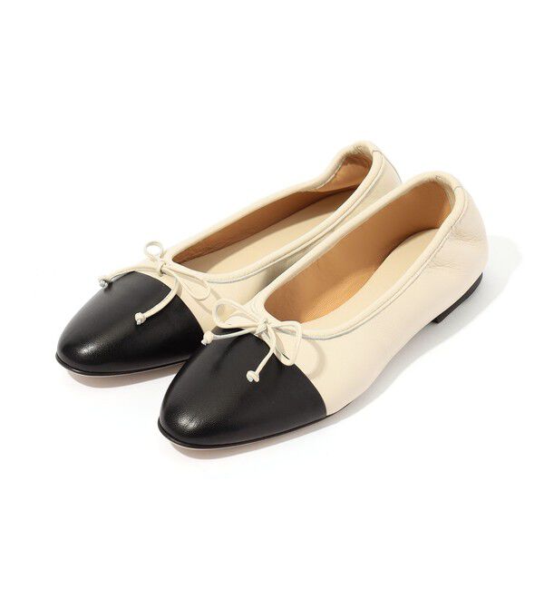 TOMORROWLAND GOODS「DEAR FRANCES GALA バレリーナフラットシューズ」|バレエシューズ|12 ホワイト系