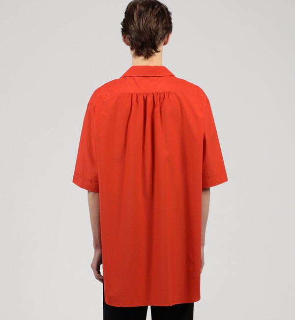 TOMORROWLAND MENS「120/2コットン オープンカラーハーフスリーブ ロングシャツ」|シャツ・ブラウス|