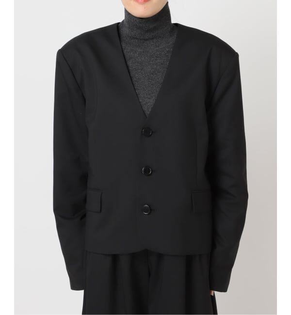  「SHORT NO COLLAR ジャケット」|その他|