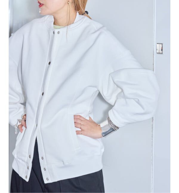  「SEEALL 別注 ERGONOMIC SNAP CARDIGAN [WHITE]：スウェット」|スウェット・ジャージ|