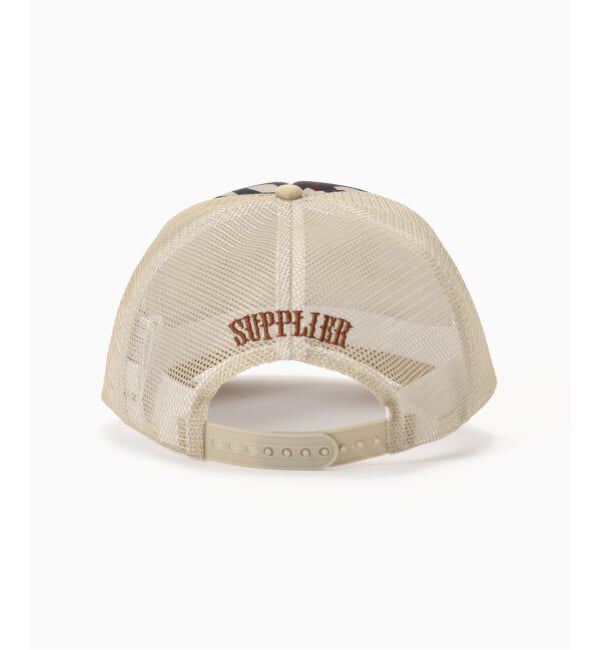 JOINT WORKS「SUPPLIER / サプライヤー Camo Cross Leather Patch Cap」|キャップ・キャスケット|