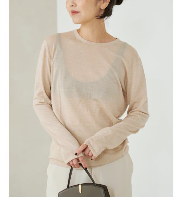 Plage「CU WO Fine Knit New プルオーバー」|ニット・セーター|