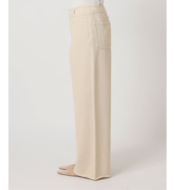 Plage「Ecru cotton パンツ」|デニム|