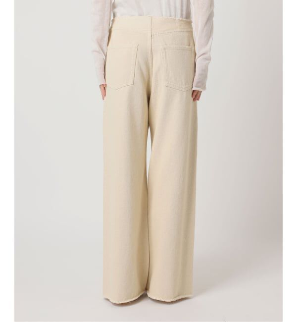 Plage「Ecru cotton パンツ」|デニム|
