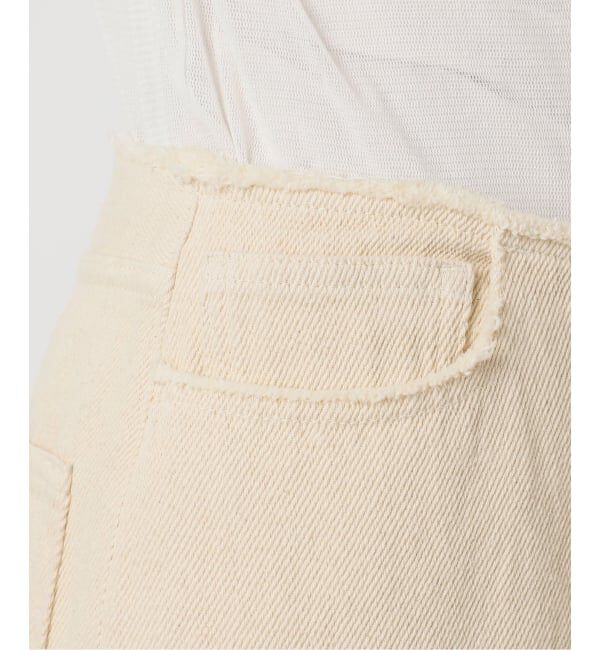 Plage「Ecru cotton パンツ」|デニム|