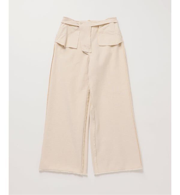 Plage「Ecru cotton パンツ」|デニム|