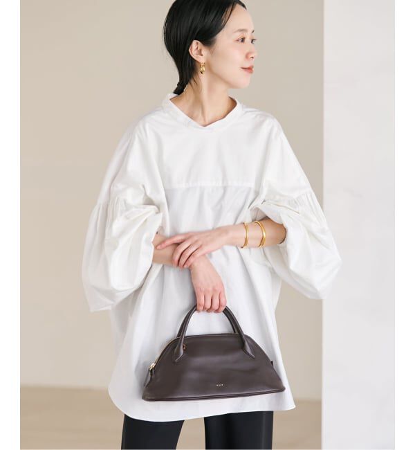 Plage「《一部店舗・WEB限定追加》オックスボリュームブラウス」|シャツ・ブラウス|