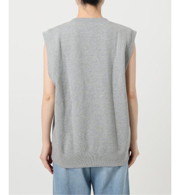 IENA「LOOPWHEELER for LOWERCASE 別注 ライトツリウラケ Vネックベスト」|ベスト・ジレ|
