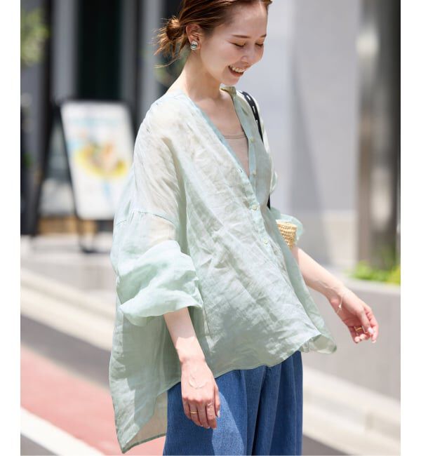 SLOBE IENA「ラミースキッパーシャツ」|シャツ・ブラウス|