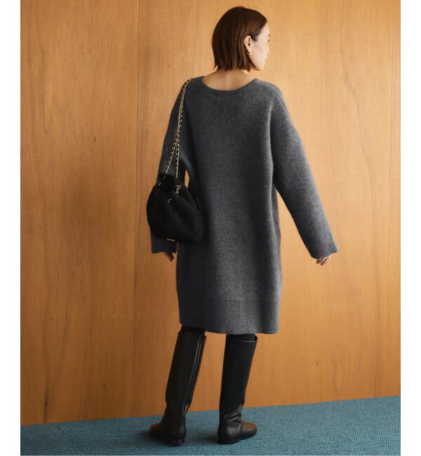 SLOBE IENA「《追加》ウォッシャブルファーリーミニワンピース」|ワンピース|