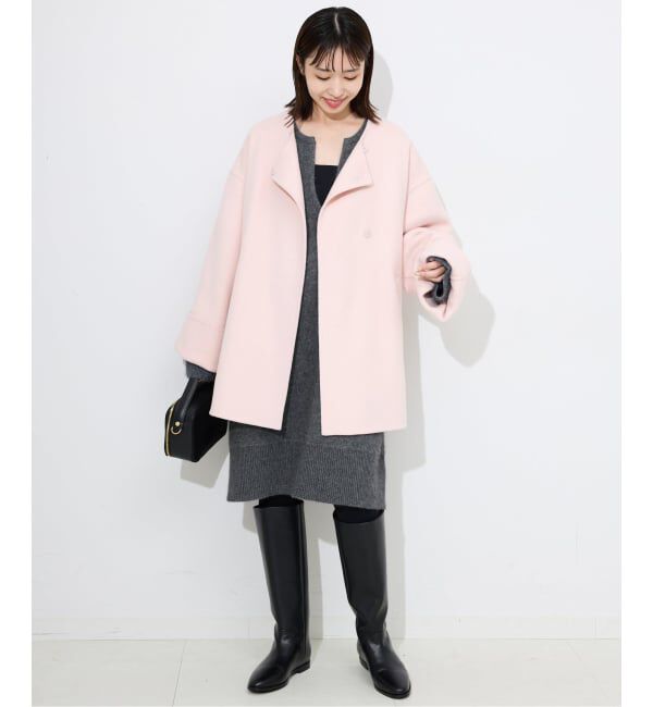 SLOBE IENA「《追加》ウォッシャブルファーリーミニワンピース」|ワンピース|