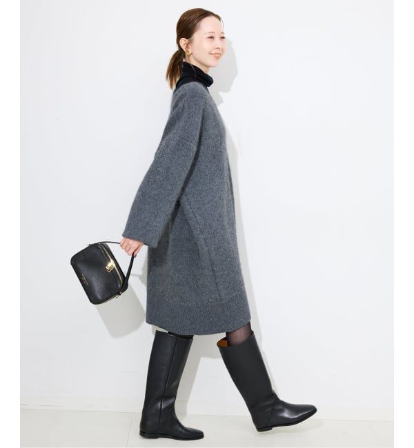 SLOBE IENA「《追加》ウォッシャブルファーリーミニワンピース」|ワンピース|