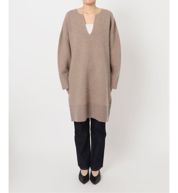 SLOBE IENA「《追加》ウォッシャブルファーリーミニワンピース」|ワンピース|