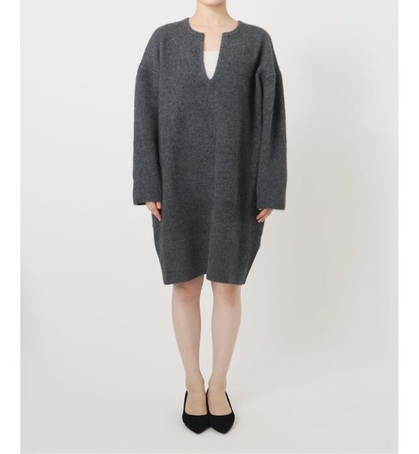 SLOBE IENA「《追加》ウォッシャブルファーリーミニワンピース」|ワンピース|