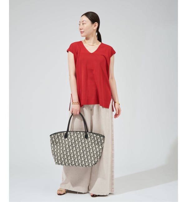 VERMEIL par iena「《追加2》SHIME シィメ 別注MIDI トートバッグ」|トートバッグ|