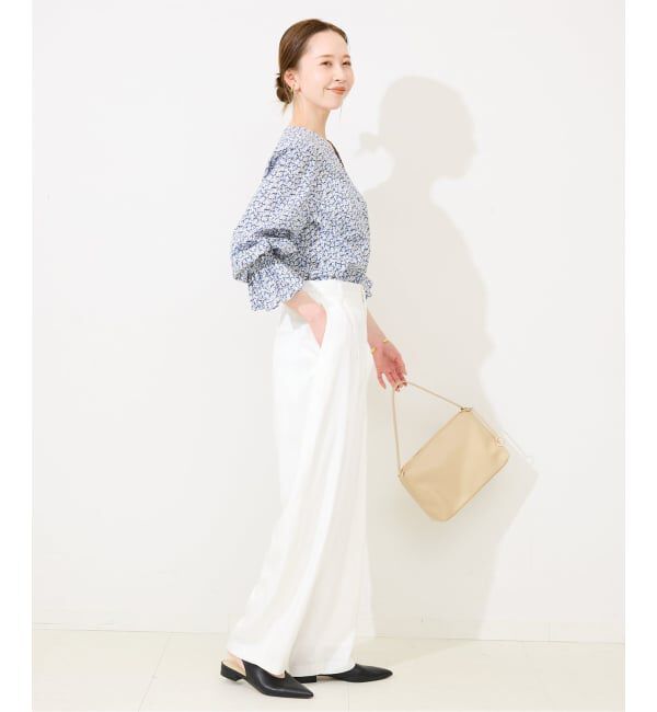 SLOBE IENA「SLOBE スクエアハンドルバッグ」|ハンドバッグ|