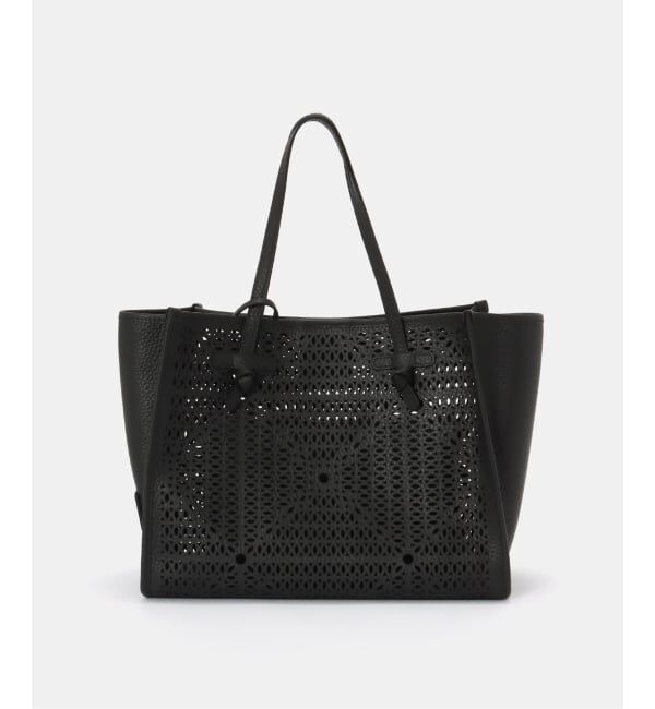 IENA「GIANNI CHIARINI/ジャン二 キアリー二 MARCELLA LNR バッグ BS12390」|トートバッグ|ブラック