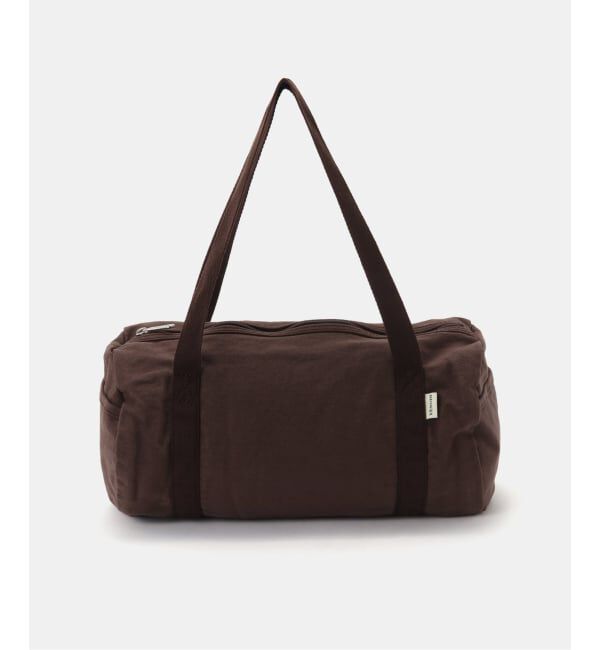 SLOBE IENA「VENGDI/ベンディ キャンバスボストンバッグ」|ボストンバッグ|ブラウン