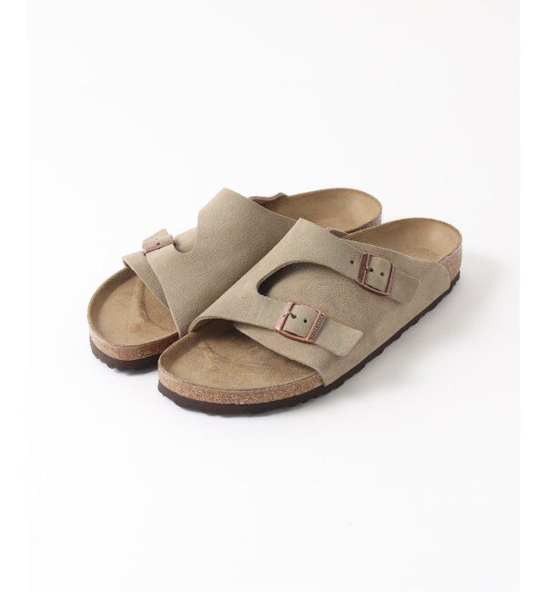 EDIFICE「BIRKENSTOCK (ビルケンシュトック) ZURICH TAUPE SUEDE 50463」|サンダル|ベージュ