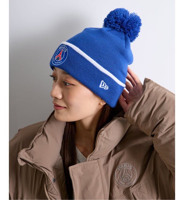 Paris Saint-Germain「【NEW ERA / ニューエラ】CORE CUFF POM BEANIE PSG 1492243 7」|ニット帽|