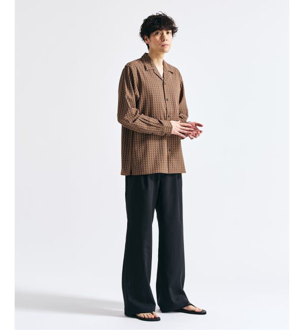 417 EDIFICE「【EVALET / エバレット】メッシュ ワイドパンツ "セットアップ着用可能"」|スラックス|