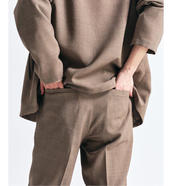 417 EDIFICE「【EVALET / エバレット】 メッシュスリムパンツ　"セットアップ着用可能"」|スラックス|