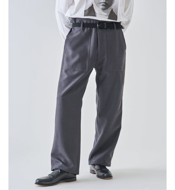 EDIFICE「サイド アジャスト ベイカー パンツ」|スラックス|