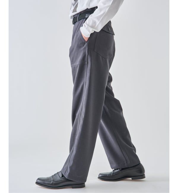 EDIFICE「サイド アジャスト ベイカー パンツ」|スラックス|
