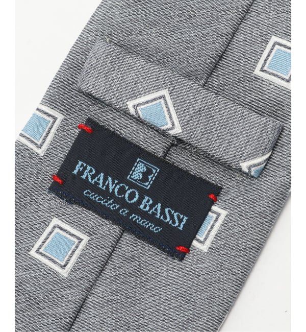EDIFICE「FRANCO BASSI (フランコ バッシ) Small Square Pattern タイ」|ネクタイ・蝶ネクタイ|