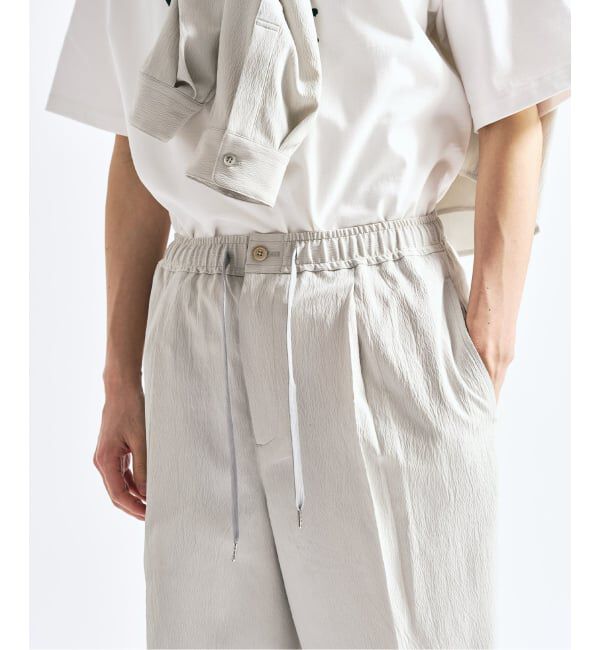 417 EDIFICE「Pクレープ イージースラックス」|スラックス|