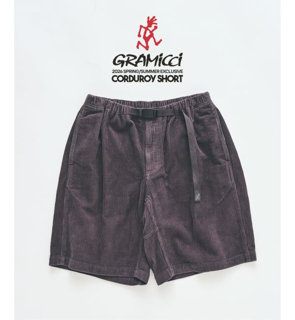 417 EDIFICE「Gramicci / グラミチ for 417 コーデュロイショートパンツ」|その他|ブラック A