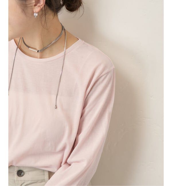 JOURNAL STANDARD「《追加》クルーネックシアーロングTシャツ」|Tシャツ・カットソー|
