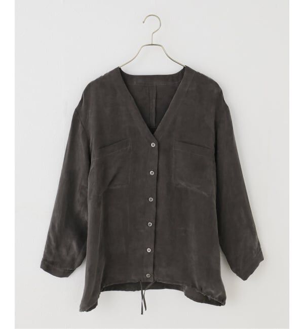 JOURNAL STANDARD「ヴィンテージキュプラローンカーデ ブラウス」|シャツ・ブラウス|ブラック A