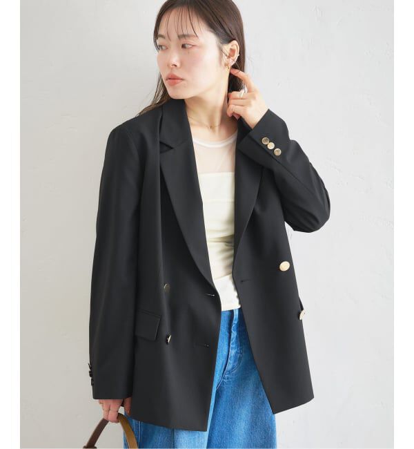 U by SPICK&SPAN「ダブルボタンジャケット」|テーラードジャケット|