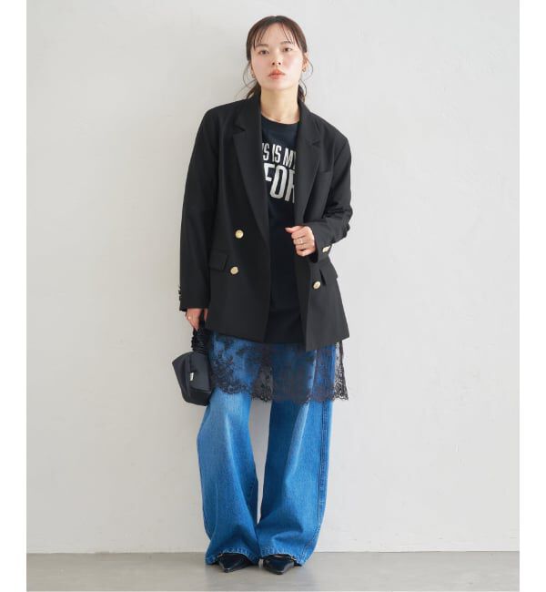 U by SPICK&SPAN「ダブルボタンジャケット」|テーラードジャケット|