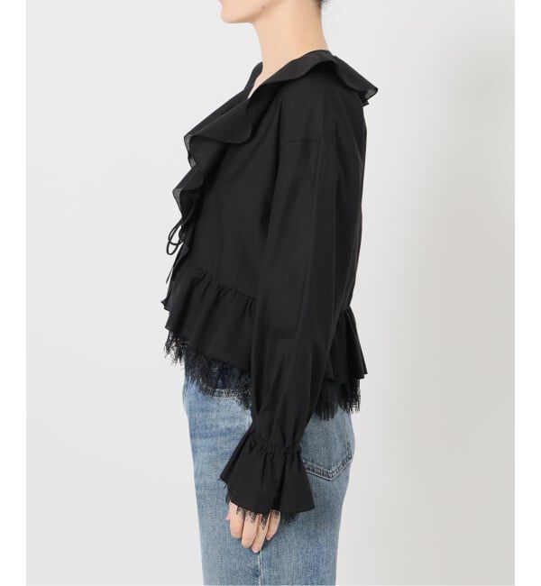  「【洗える】レースブラウス」|シャツ・ブラウス|