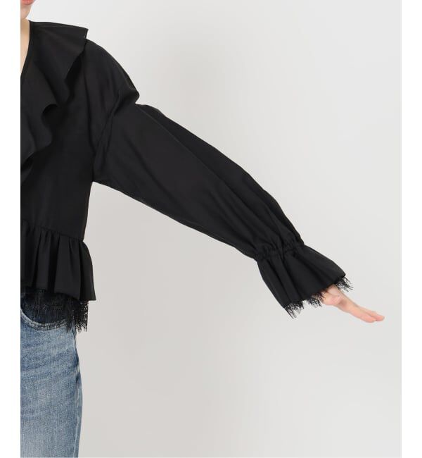  「【洗える】レースブラウス」|シャツ・ブラウス|