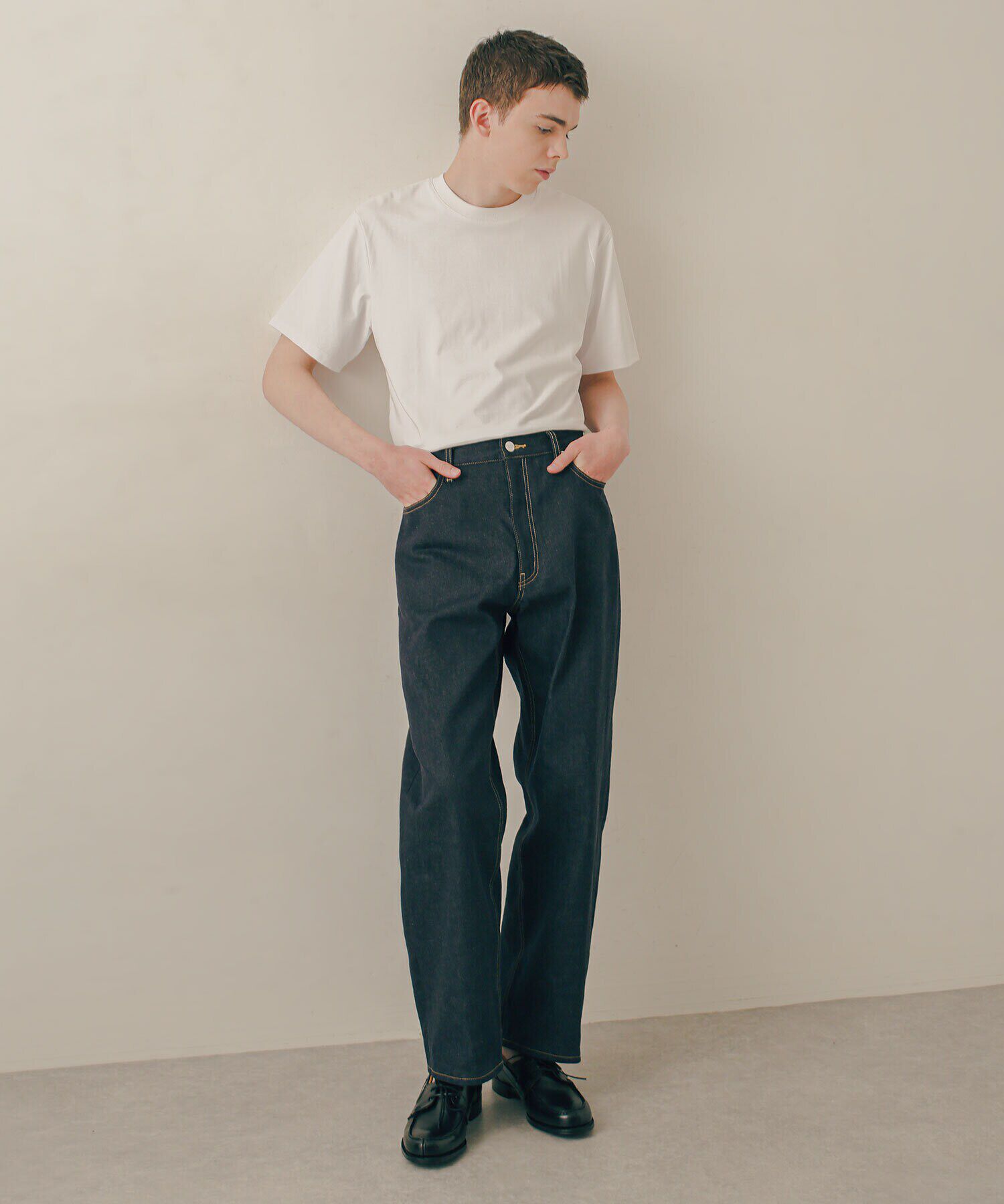 nano･universe「LB.03/｢ESSENTIAL LINE｣ノンフェイドバギーデニム」|デニム|