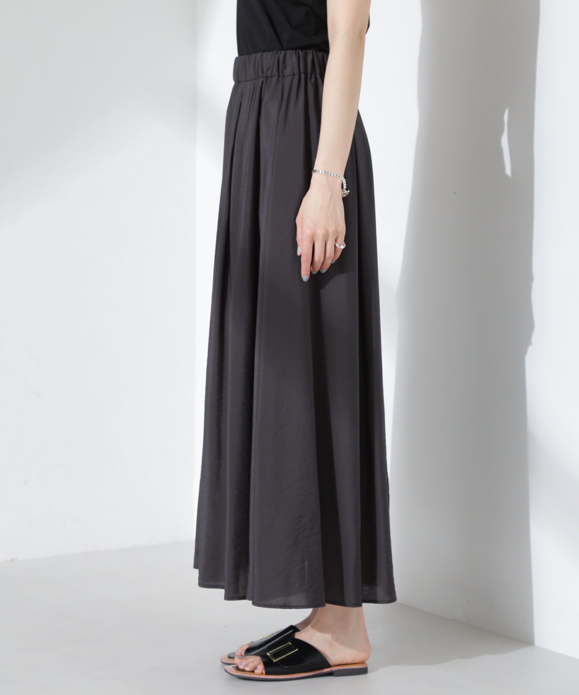 nano･universe「シアーボリュームスカート」|スカート|