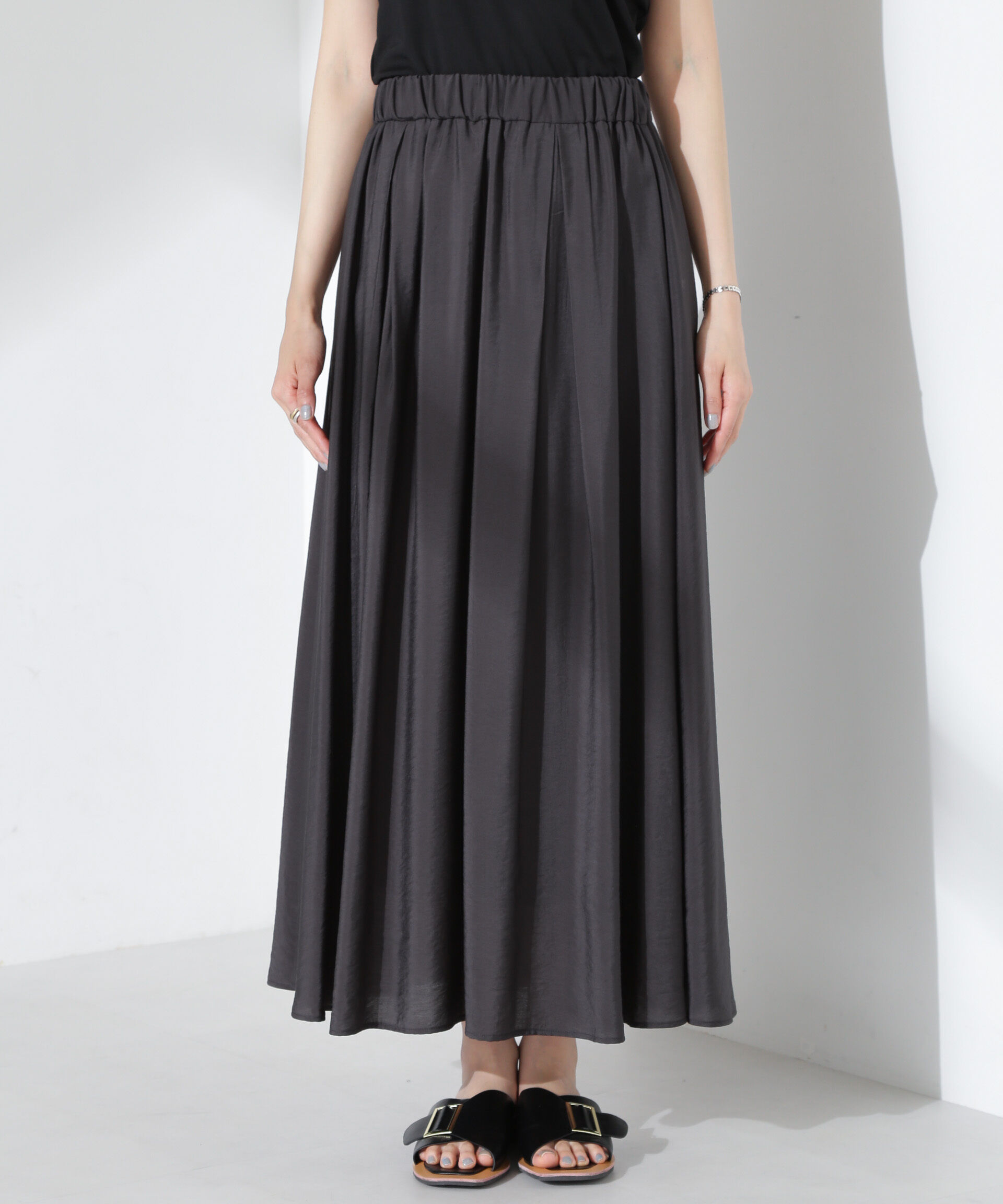 nano･universe「シアーボリュームスカート」|スカート|