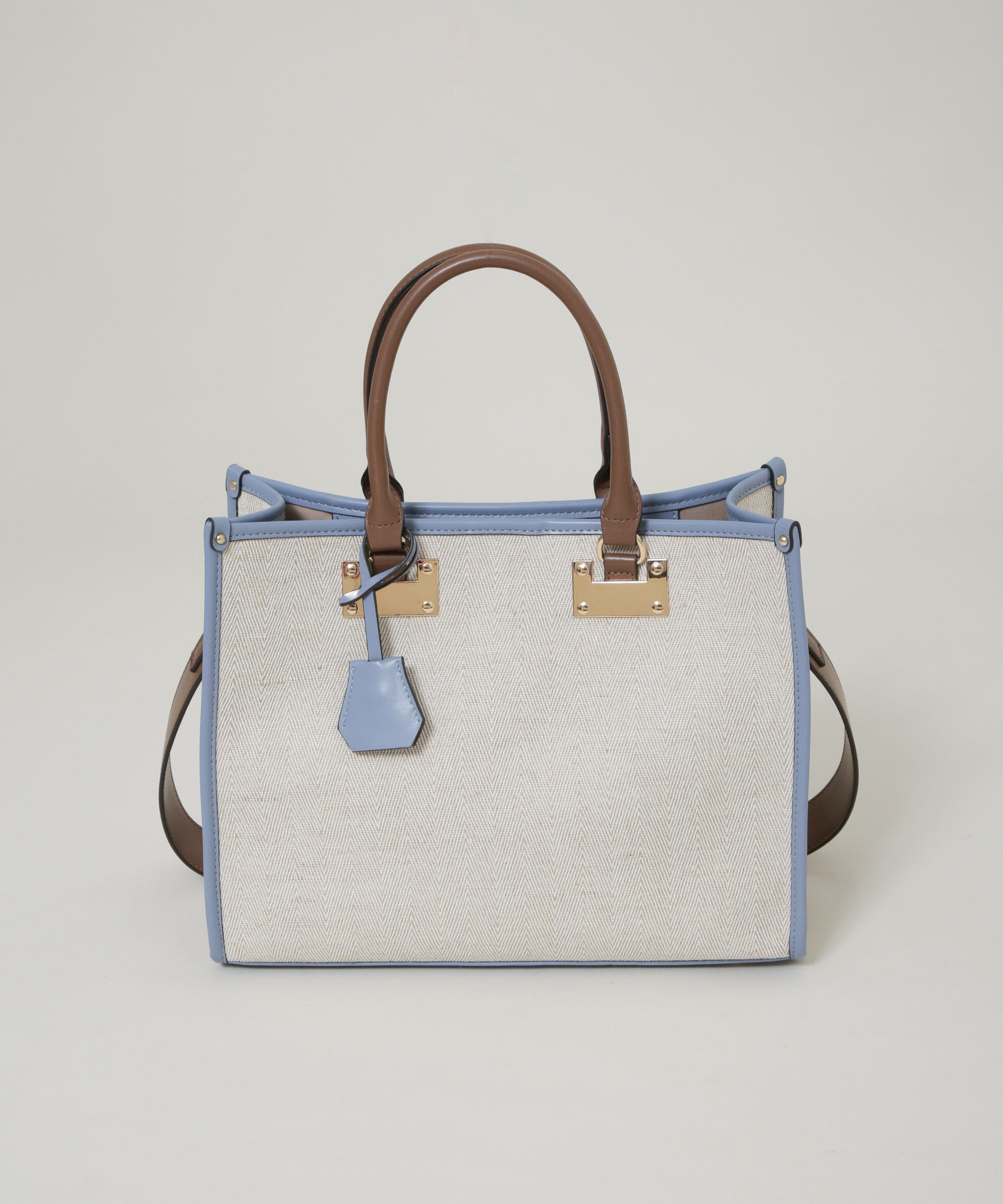 nano･universe「バイカラーキャンバスバッグ」|ショルダー・メッセンジャー|