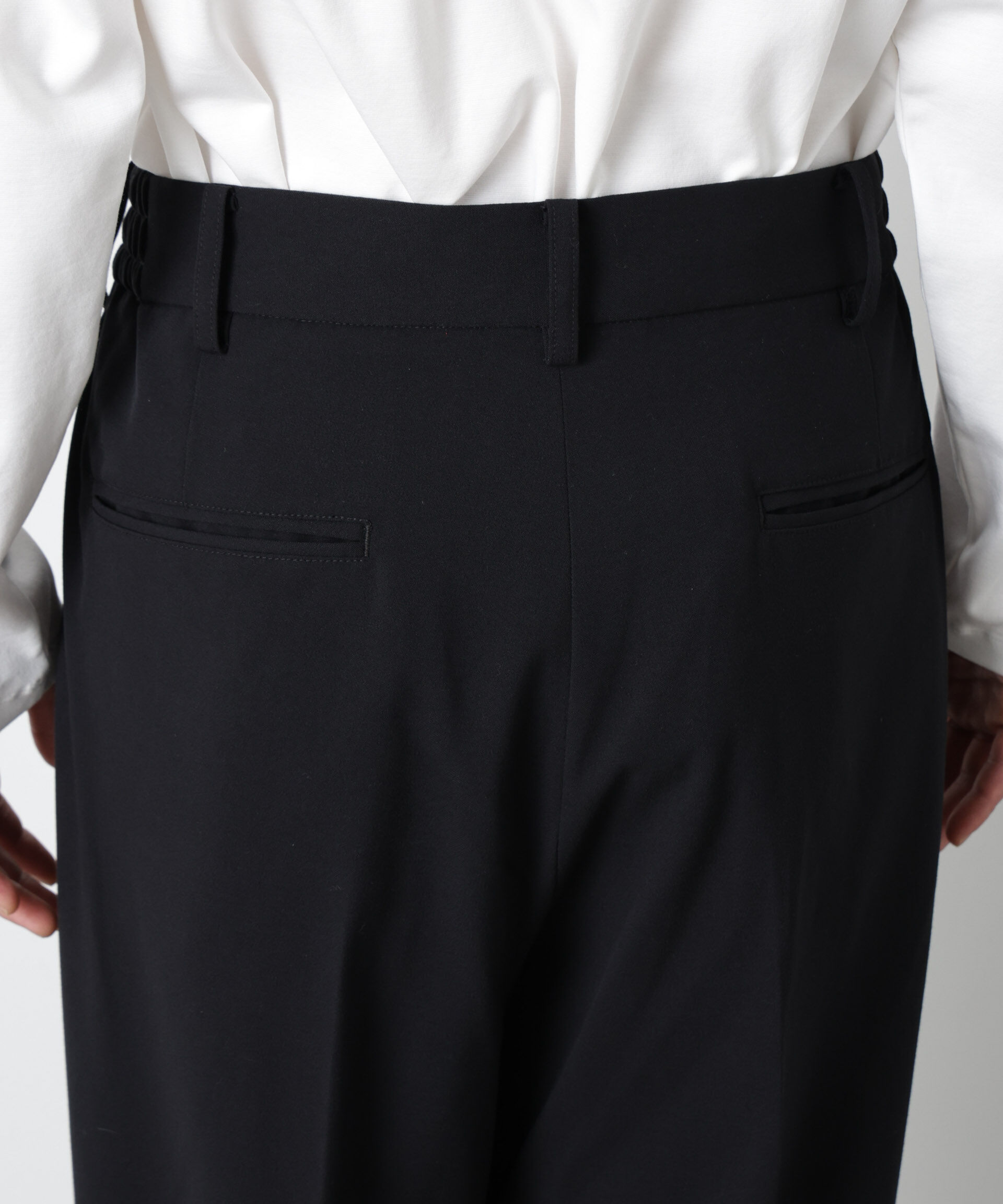 nano･universe「ALWAYS EASY ワイドスラックス（セットアップ可）」|チノ|